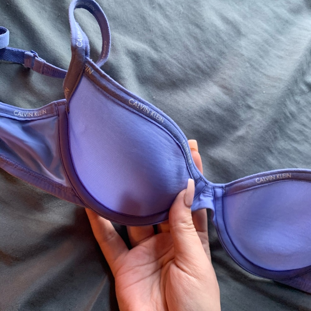 mesh calvin klein bra
